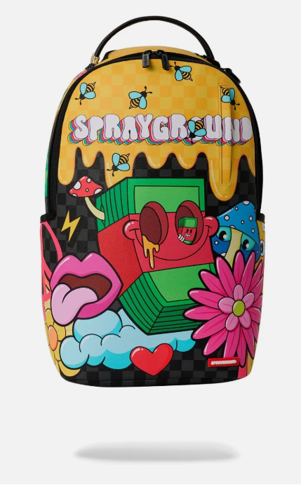 SPRAY GROUND WTF TRIPPY MONEY BOY DLXSV BACKPACK