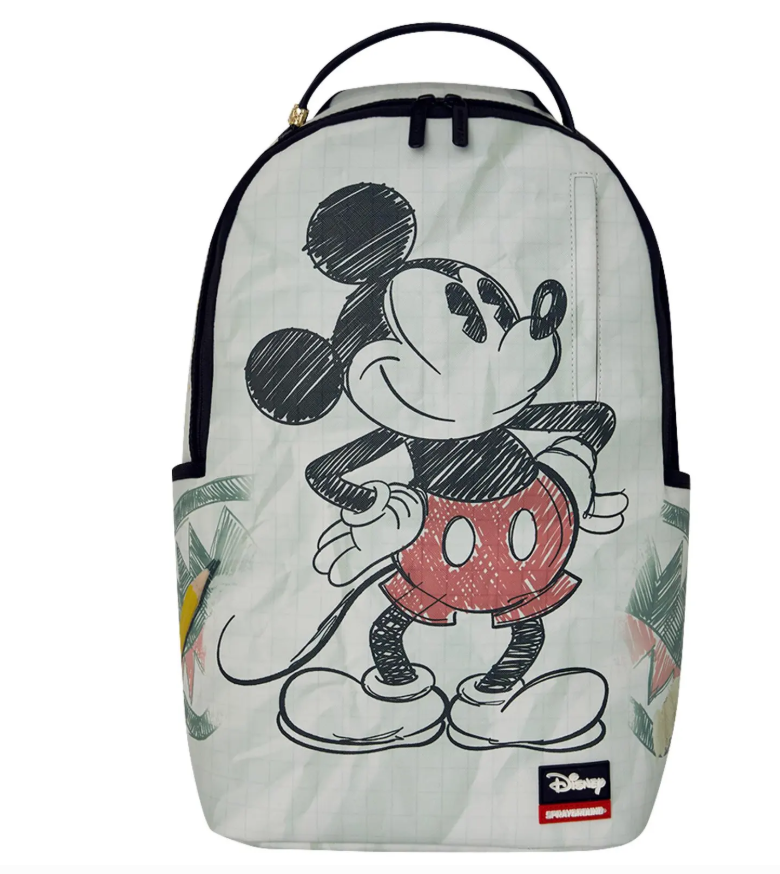 SPRAY GROUND DISNEY OLD SCHOOL MICKEY SKETCH DLXSV BACKPACK