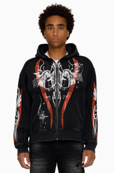 SMOKE RISE F026F559 AIRBRUSH MOMENTUM HOODIE