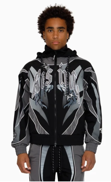 SMOKE RISE WW26F586 RISING COLORBLOCK WINDBREAKER JACKET