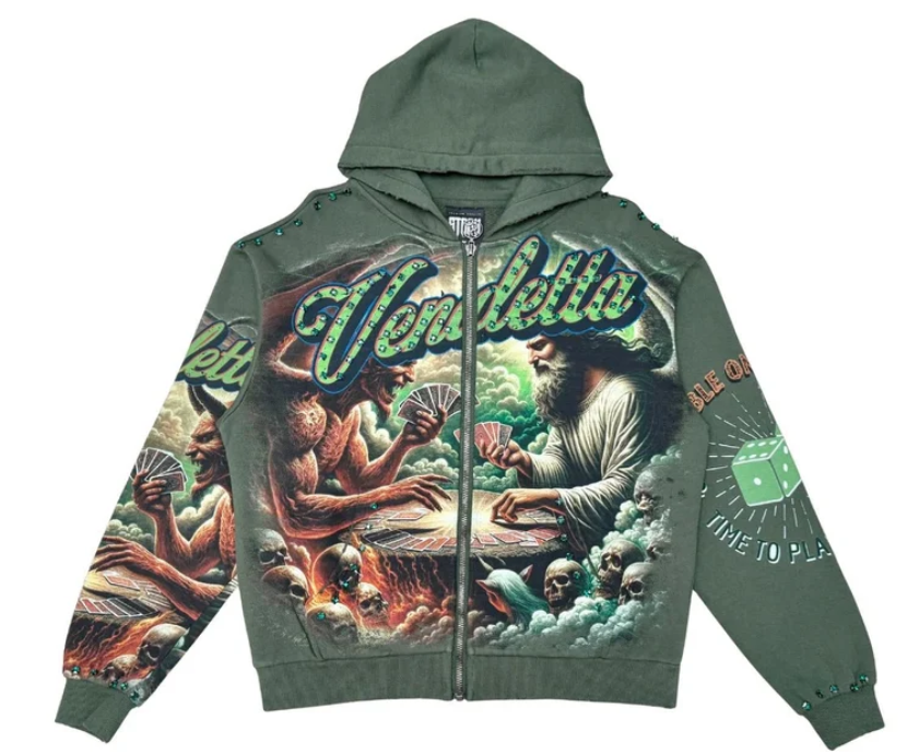 STRAY VENDETTA FULL ZIP HOODIE