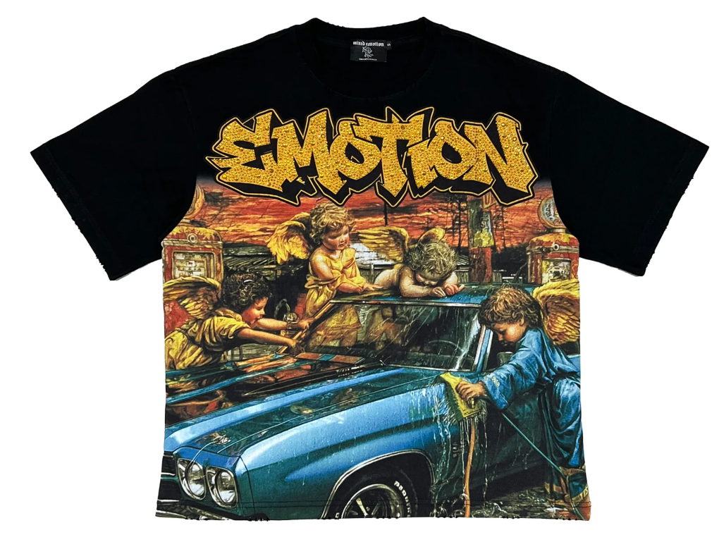 MIXED EMOTION ANGEL WASH TEE