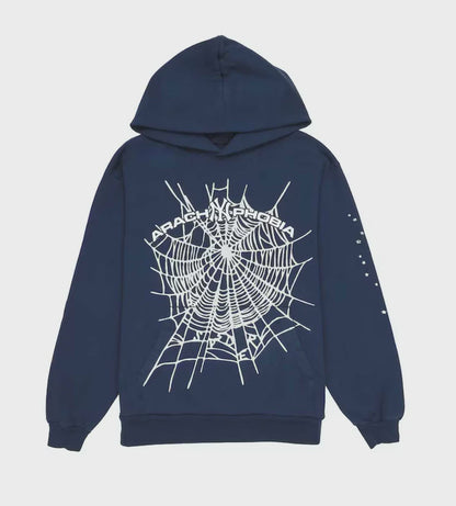 Sp5der Hoodie Spider Web Graphic Side View