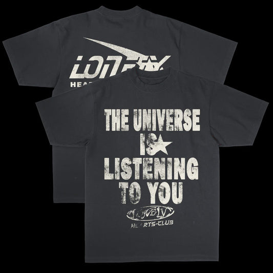 LHC/PSST004/THE UNIVERSE IS LISTENING SS TEE