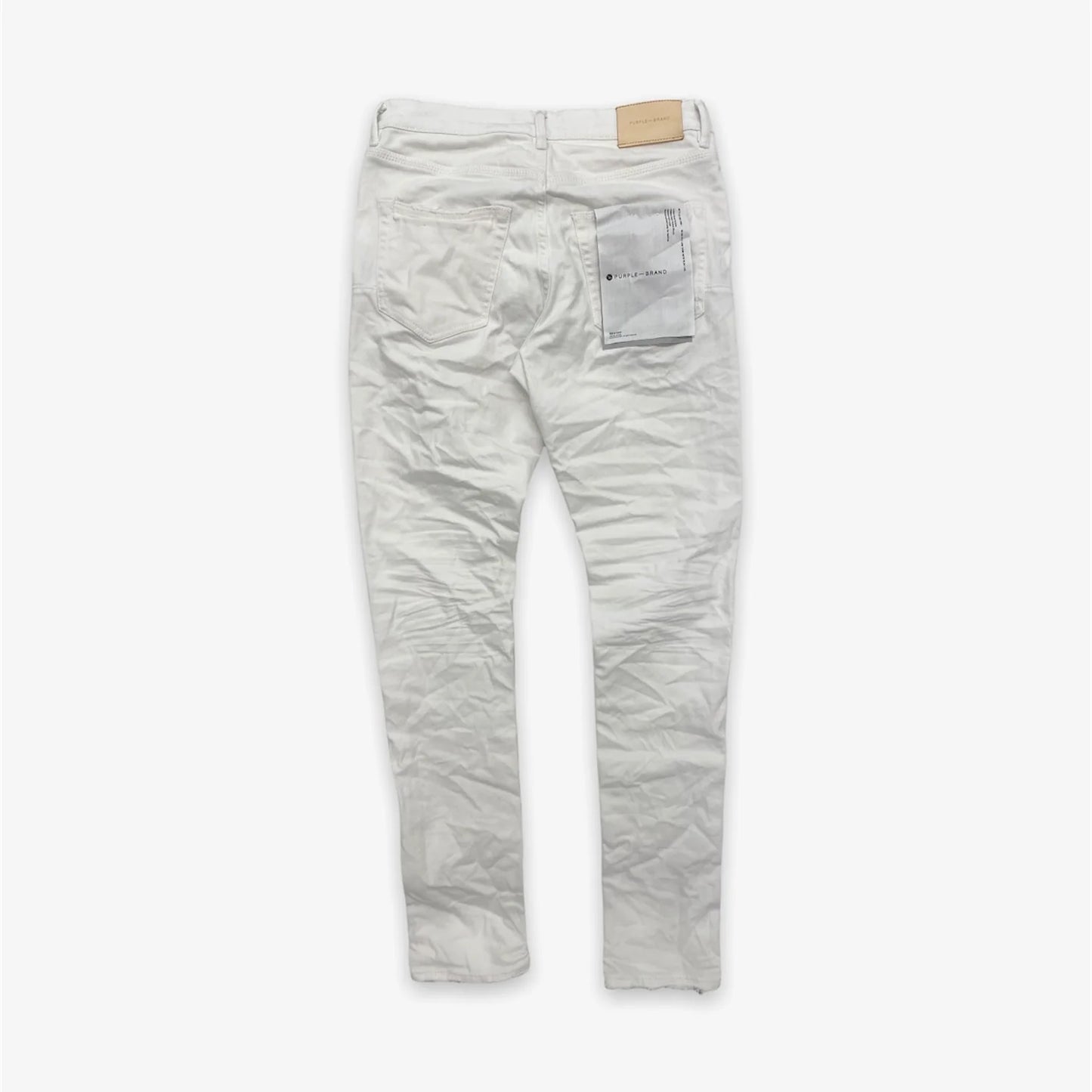 PURPLE Jeans Crinkled White Washed Minimal