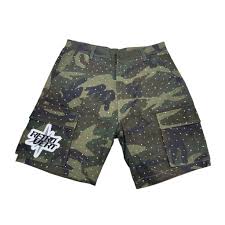 RVSS011/013 CARGO RHINESTONE SHORTS