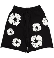 DENIM TEAR Shorts Floral Print