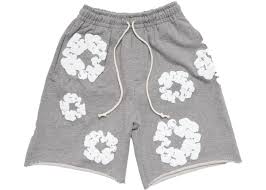 DENIM TEAR Shorts Floral Print