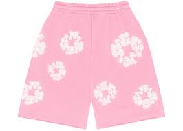 DENIM TEAR Shorts Floral Print