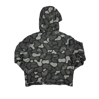 MIXED EMOTIONS Hoodie Camo Graphic ZipUp
