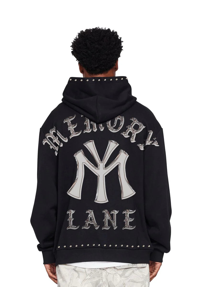 MEMORY LANE Hoodie Studded Logo
