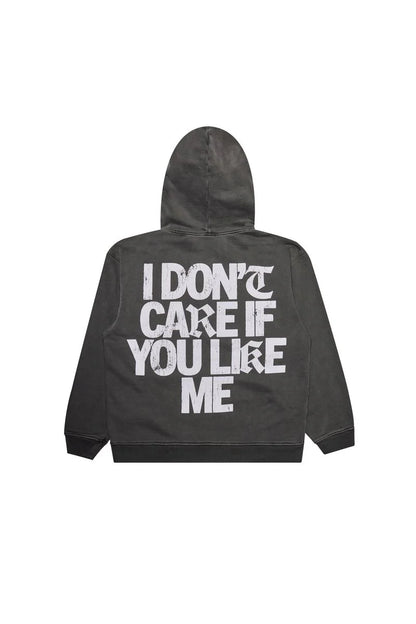 KEEP OUT FAKE LOVE Hoodie Festival Graphic