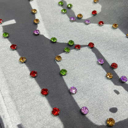 GAS Hoodie Rhinestone ZipUp
