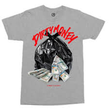 STREETZ IZ WATCHIN T-Shirt Dirty Money Graphic