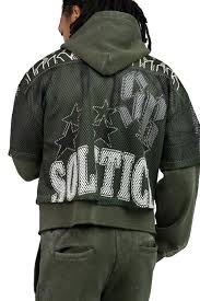 SRFO25674 LUXE CLUB MESH 2FER HOODIE