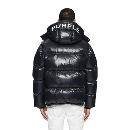 PURPLE Jacket Nylon Puffer Glossy