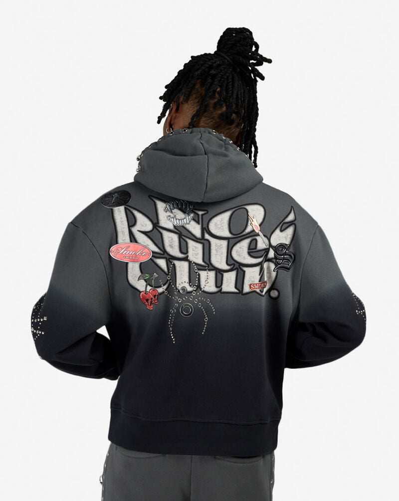 SMOKE RISE Hoodie Graphic ZipUp