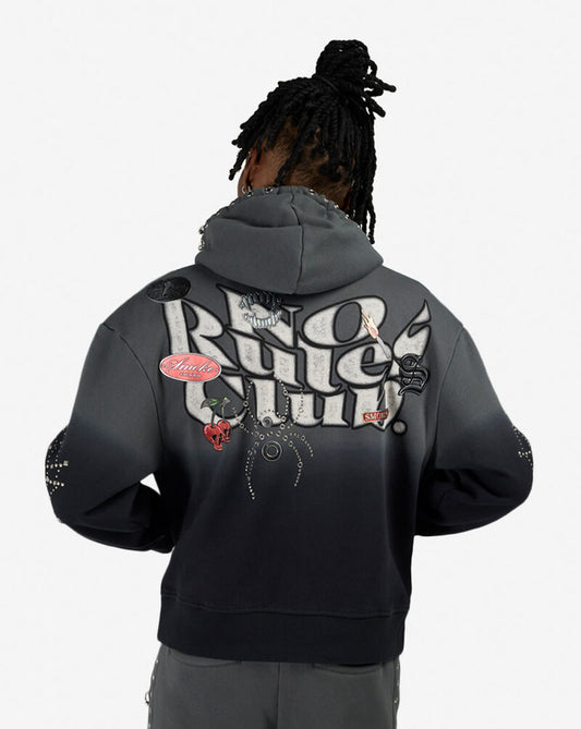 SMOKE RISE Hoodie Graphic ZipUp