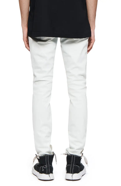 PURPLE Jeans Slim Fit White Minimal