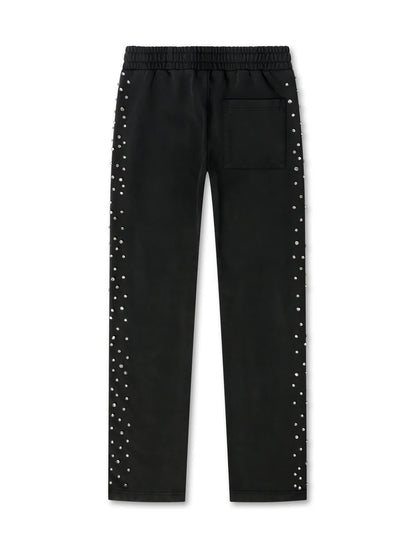 EMBELLISH Joggers Rhinestone Side Detail