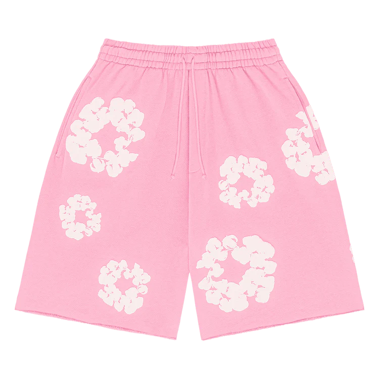 DENIM TEAR Shorts Floral Print