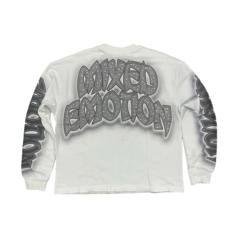 MIXED EMOTIONS Sweatshirt Skull Graphic