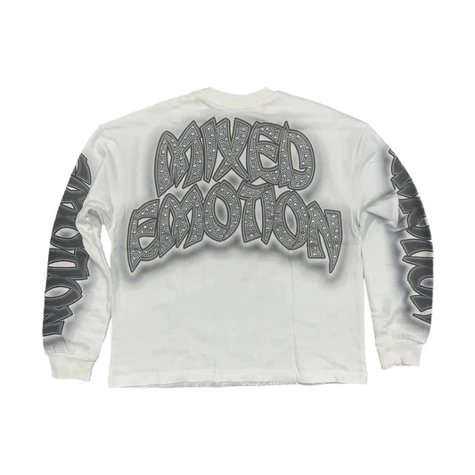 MIXED EMOTIONS Sweatshirt Skull Graphic
