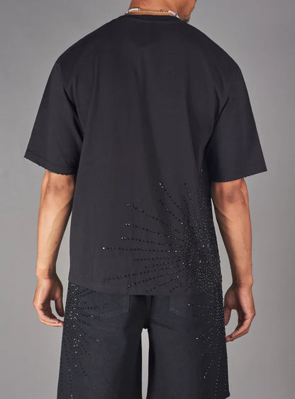 PLTX TShirt Rhinestone Burst