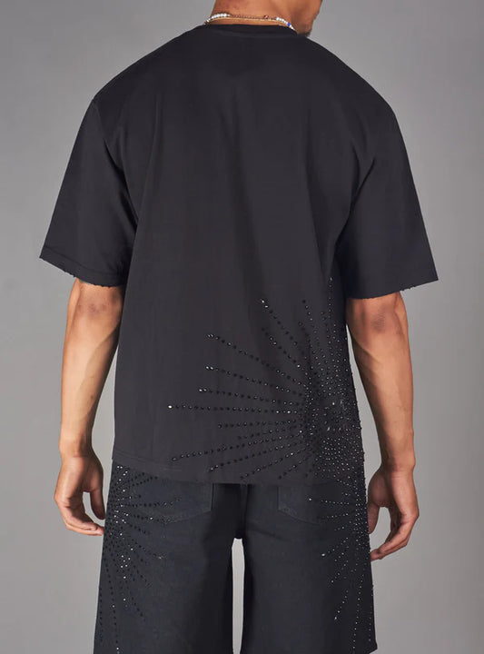 PLTX TShirt Rhinestone Burst