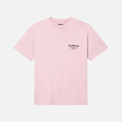 PURPLE TShirt Minimal Logo Pastel