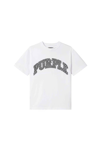 PURPLE TShirt Rhinestone Logo